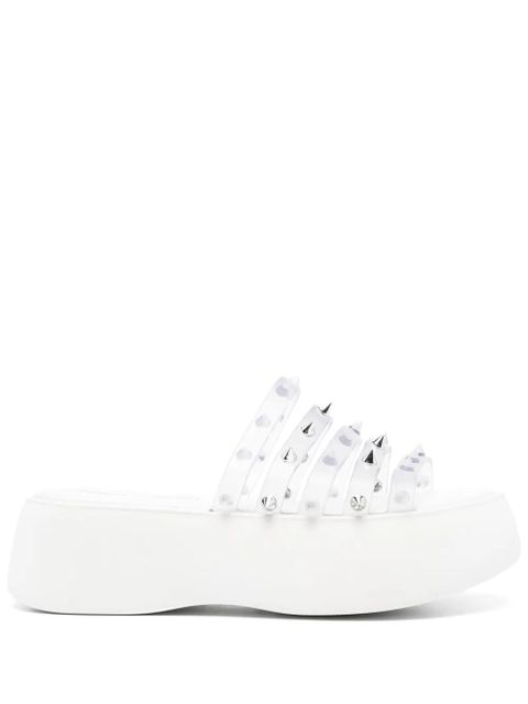 Jean Paul Gaultier x Melissa Becky Punk Love slides - White - zdjęcie produktu nr 1