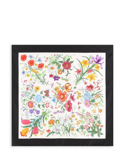 Gucci printed twill carré - White - zdjęcie produktu nr 1