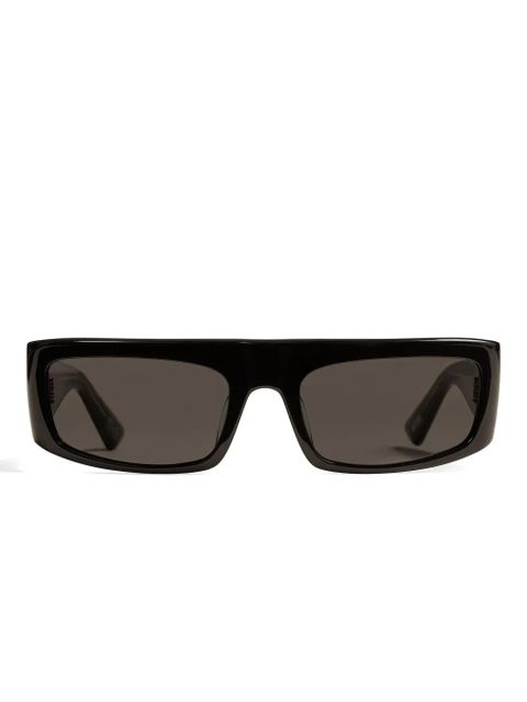 KHAITE rectangle-frame sunglasses - Black - zdjęcie produktu nr 1