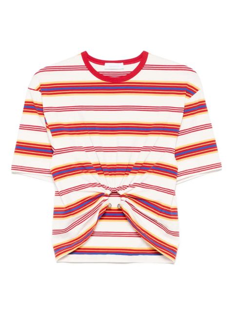 Rabanne striped T-shirt - White - zdjęcie produktu nr 1