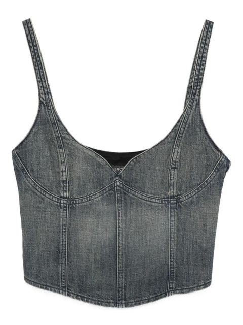Balenciaga denim bustier top - Blue - zdjęcie produktu nr 1