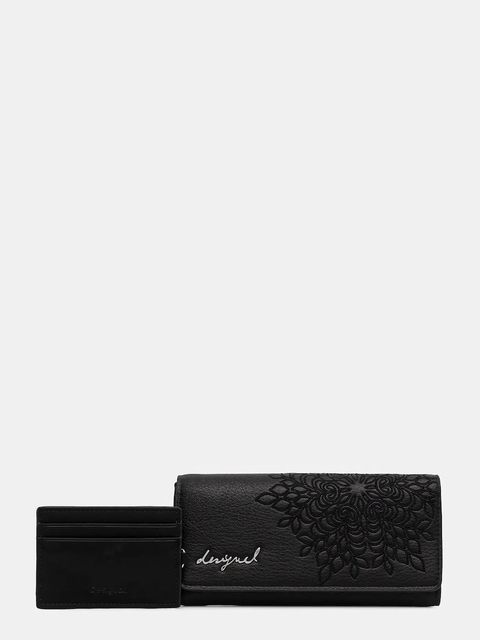 Desigual portfel SIERRA MARIONA damski kolor czarny 25WAYP35 - zdjęcie produktu nr 1