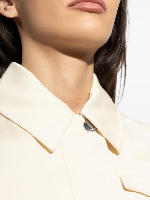 Sportmax buckled pocket jacket - White