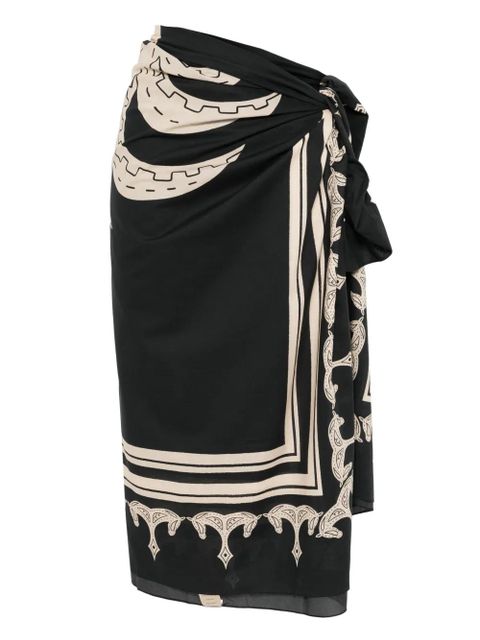 Johanna Ortiz Ancestral Palm pareo - Black - zdjęcie produktu nr 1