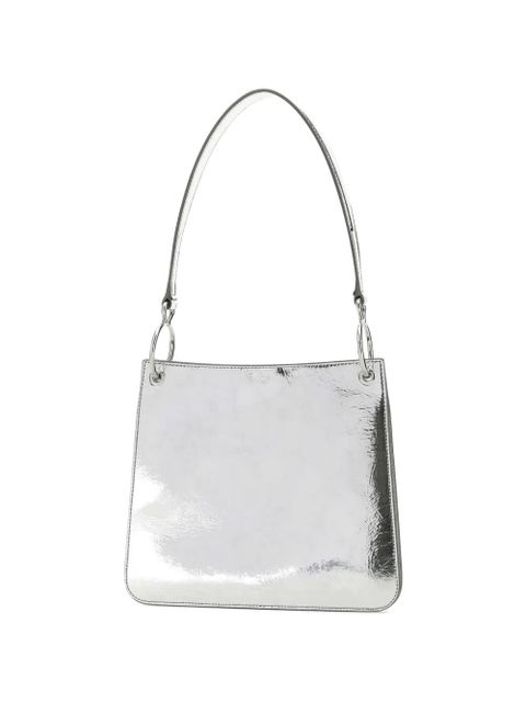 Jil Sander Otto metallic leather tote bag - Silver