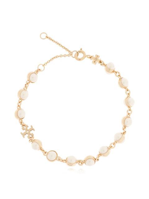 Tory Burch logo pearl bracelet - Gold - zdjęcie produktu nr 1