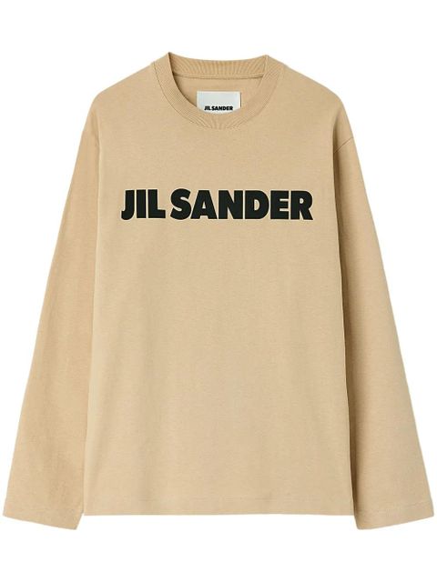 Jil Sander Logo T-Shirt - Brown - zdjęcie produktu nr 1
