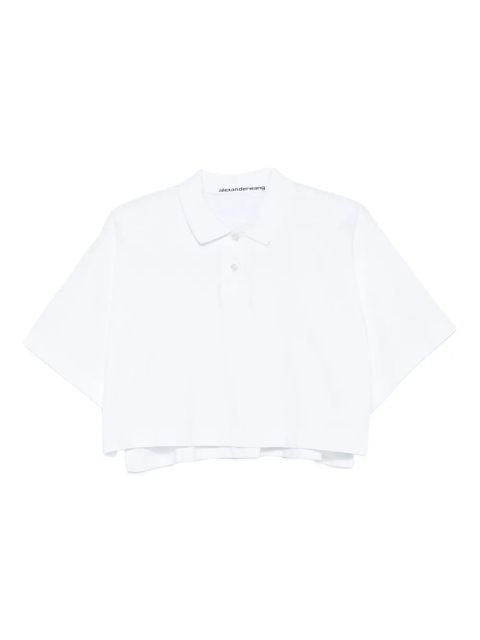 Alexander Wang short-sleeve polo shirt - White - zdjęcie produktu nr 1