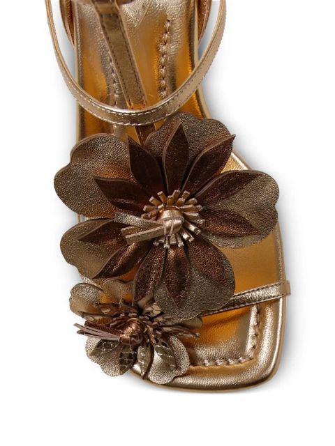 ZIMMERMANN Belara appliqués sandals - Gold