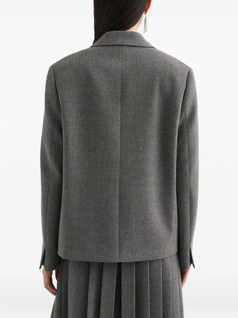 Jil Sander mélange-effect blazer - Grey