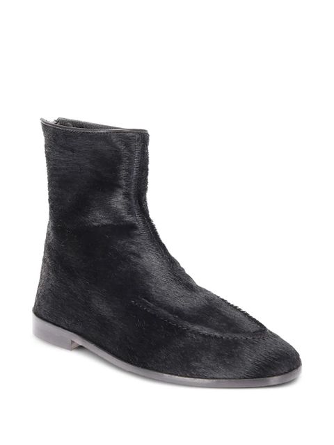 Hereu Juliol calf-hair ankle boots - Black
