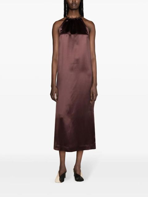 LouLou de Saison Morene halterneck maxi dress - Purple - zdjęcie produktu nr 2