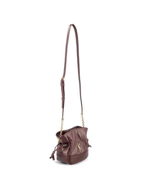 Saint Laurent mini Jamie logo-detail quilted leather shoulder bag - Red