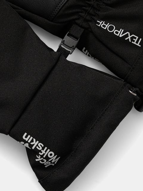 Jack Wolfskin rękawice INS HIKE kolor czarny A65225 - zdjęcie produktu nr 2