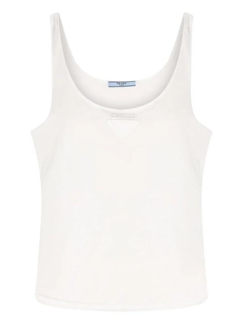 Prada triangle logo top - White - zdjęcie produktu nr 2
