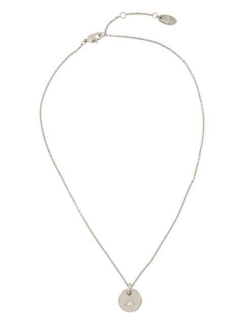 Vivienne Westwood Lewis orb embellished-disc necklace - Silver