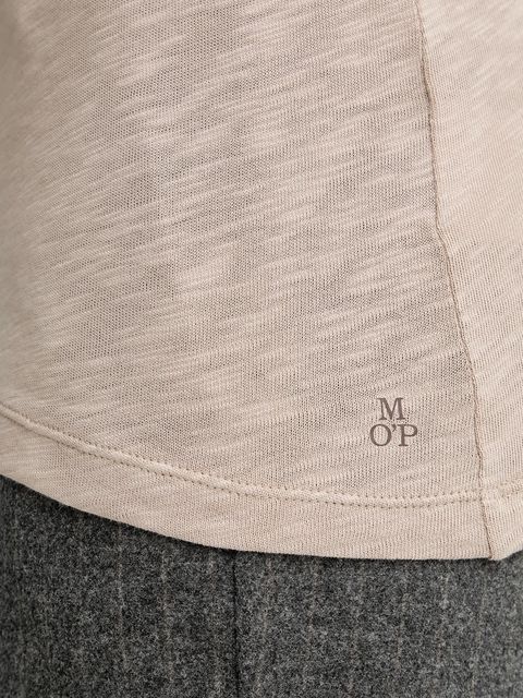 Marc O'Polo longsleeve bawełniany kolor beżowy 510226152199