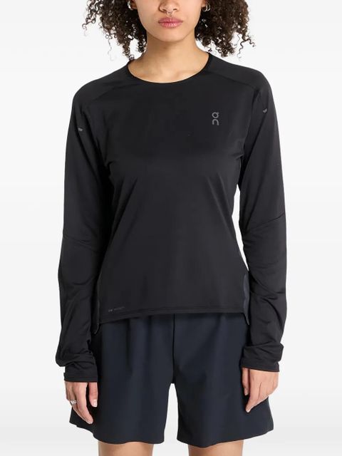 On Running long-sleeves performance T-shirt - Black - zdjęcie produktu nr 1