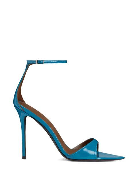 Giuseppe Zanotti Intriigo pointed-toe ankle-strap sandals - Blue - zdjęcie produktu nr 1