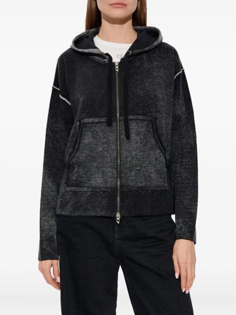 Diesel M-Hermine zip-up hoodie - Black