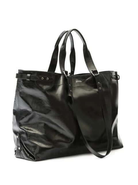 ISABEL MARANT Winna Tote leather shoulder bag - Black