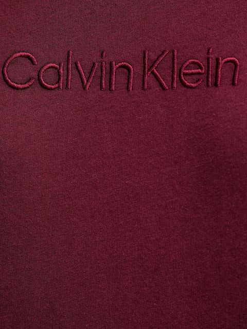 Calvin Klein Underwear piżama bawełniana damska kolor bordowy bawełniana LV00QS7579
