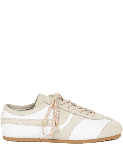 DRIES VAN NOTEN suede-panelled sneakers - White - zdjęcie produktu nr 1
