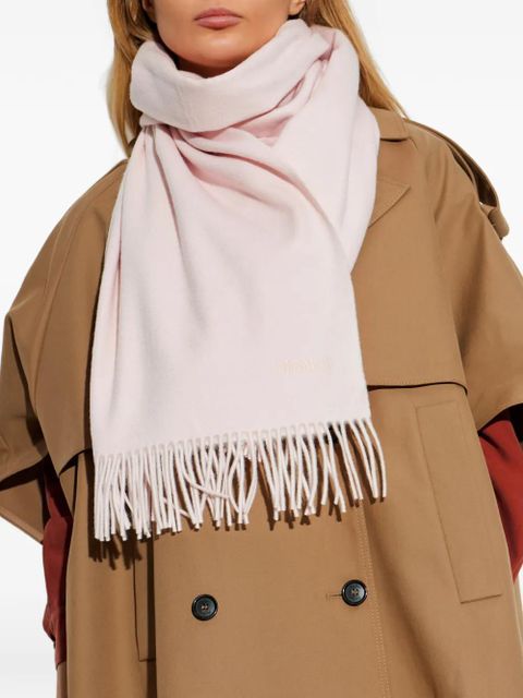Max Mara Baci fringed scarf - Pink