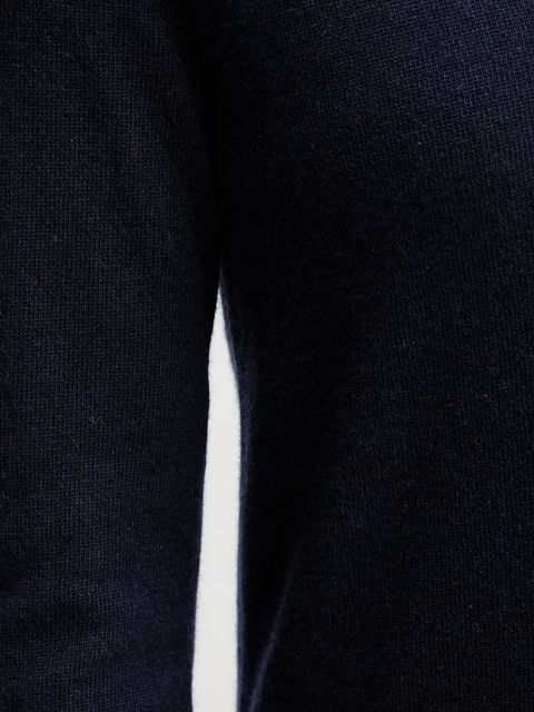 United Colors of Benetton sweter wełniany damski kolor granatowy lekki 1002D401Y