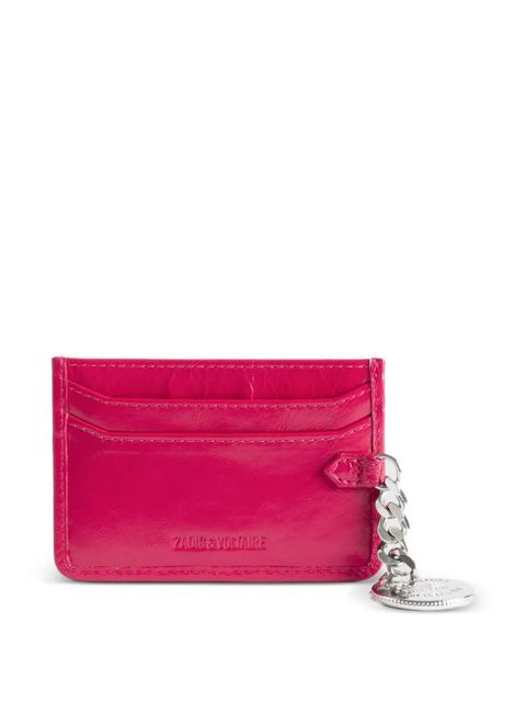 Zadig&Voltaire Sunny Pass leather cardholder - Pink - zdjęcie produktu nr 2