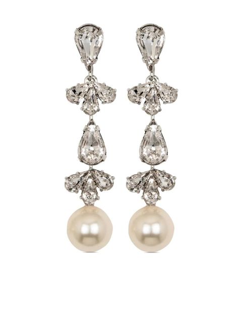 Jennifer Behr Betta crystal earrings - Silver - zdjęcie produktu nr 1