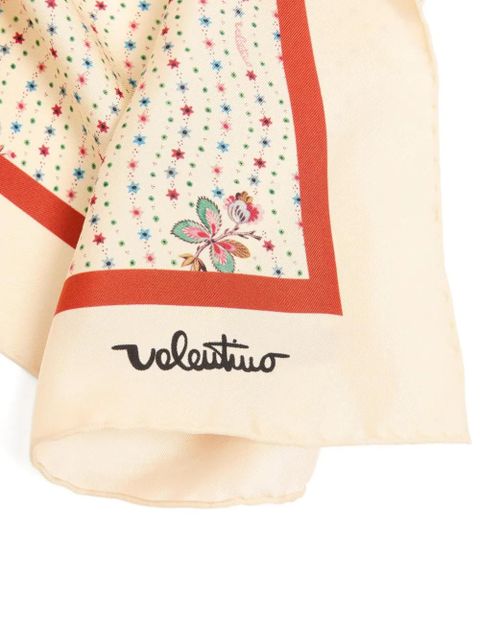 Valentino Garavani Papier Floreal silk scarf - Neutrals - zdjęcie produktu nr 2