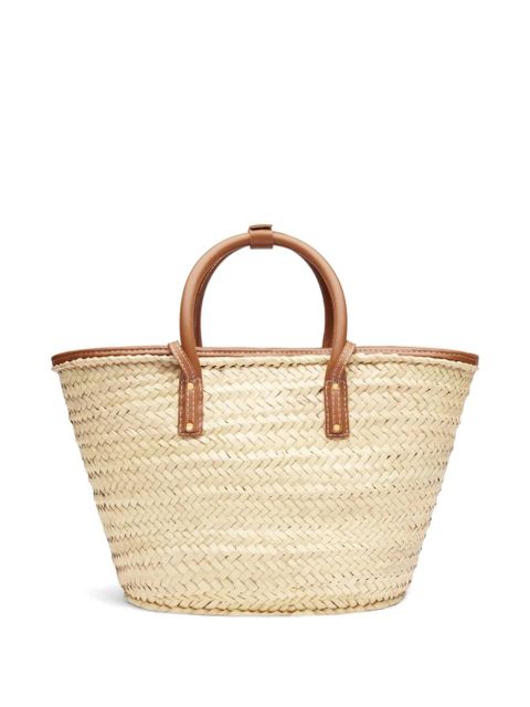 Jacquemus Soli straw tote bag - Neutrals - zdjęcie produktu nr 2