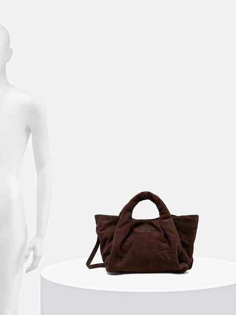 MUNTHE torebka zamszowa LIX kolor brązowy 254191025453
