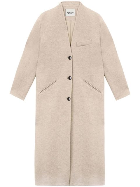 MARANT ÉTOILE Eris coat - Neutrals - zdjęcie produktu nr 1