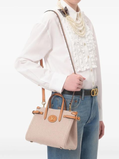 Valentino Garavani small Antibes tote bag - Neutrals