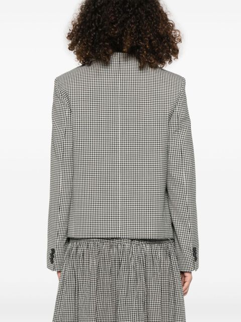 Marni gingham-pattern jacket - Black
