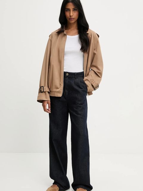 Answear.LAB kurtka kolor brązowy przejściowa - zdjęcie produktu nr 2