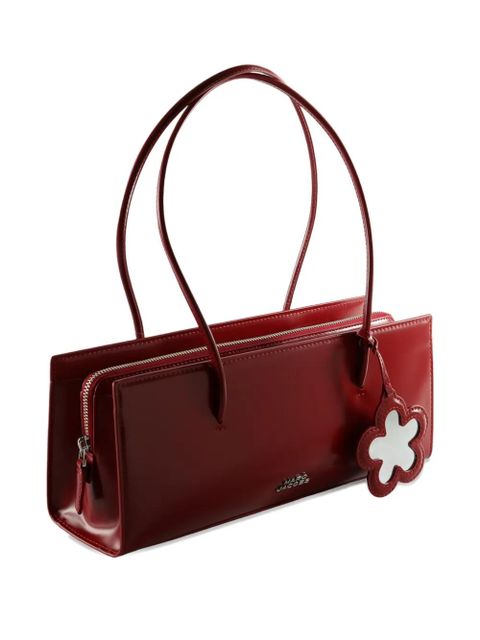 Marc Jacobs flower-embellished leather tote bag - Red