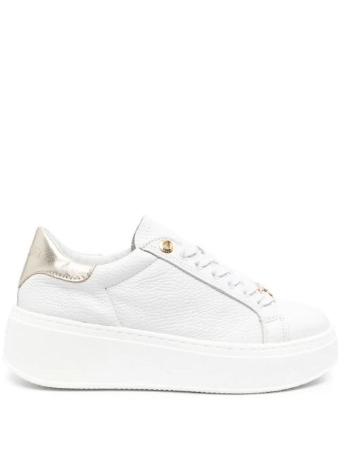 TWINSET contrasting-heel leather trainers - White - zdjęcie produktu nr 1