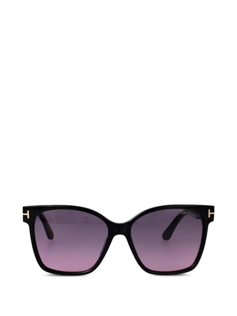TOM FORD Eyewear geometric-frame sunglasses - Black - zdjęcie produktu nr 1