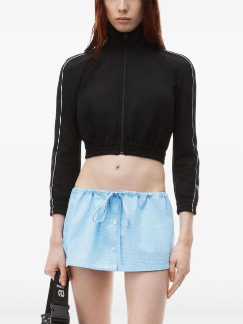 Alexander Wang crystal-embellished skort - Blue