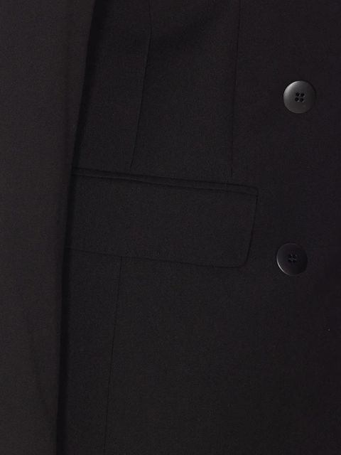 Max Mara double-breasted vadere jacket - Black