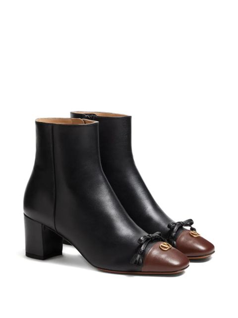 Valentino Garavani 60mm Valet Du Roi leather ankle boots - Black - zdjęcie produktu nr 2