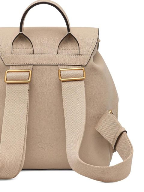 PINKO logo-debossed backpack - Neutrals