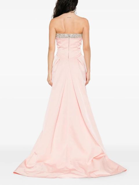 Alexander McQueen embellished layered dress - Pink