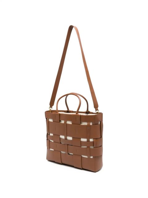 TWINSET chain-charm tote bag - Brown - zdjęcie produktu nr 2