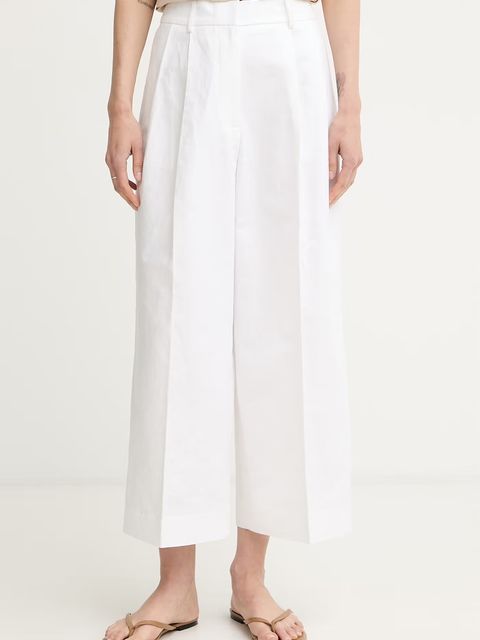 MICHAEL Michael Kors spodnie damskie z lnem - zdjęcie produktu nr 1