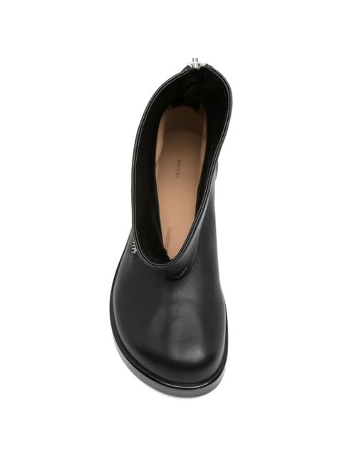 JW Anderson leather ankle boots - Black