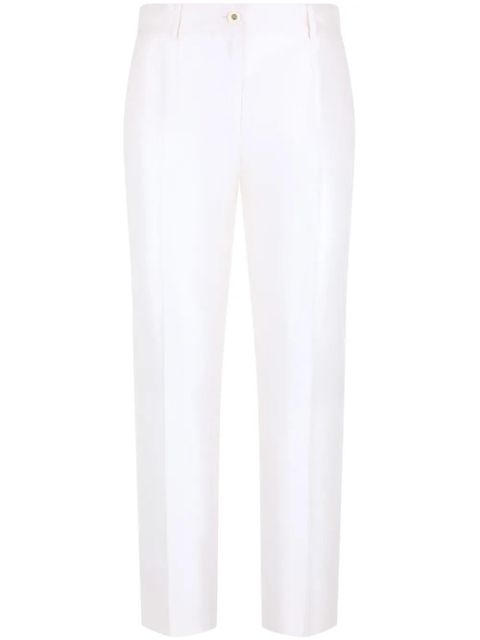 Dolce & Gabbana silk tailored trousers - White - zdjęcie produktu nr 1